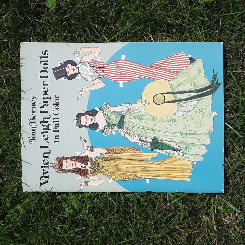 Vintage Vivien Leigh as Scarlett O'Hara Paper Doll Dress Book
